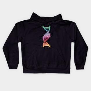 DNA Strand Biology Scientist Researcher Nerd Kids Hoodie